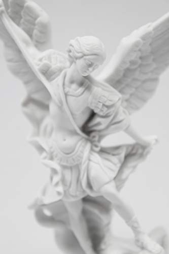 Estatua italiana de San Miguel Arcángel de 8 pulgadas miniatura 4