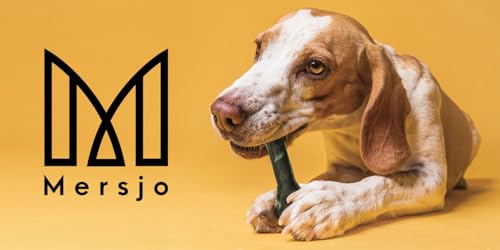 MERSJO Fresh BITE Bone, Funktionaler Kauknochen, Hundeleckerli mit Wachtel, Minze, Papaya & Spirulina – 13,5 cm, 70 g – Natürlicher Kausnack für frischen Atem & gesunde Verdauung, 100% Natur