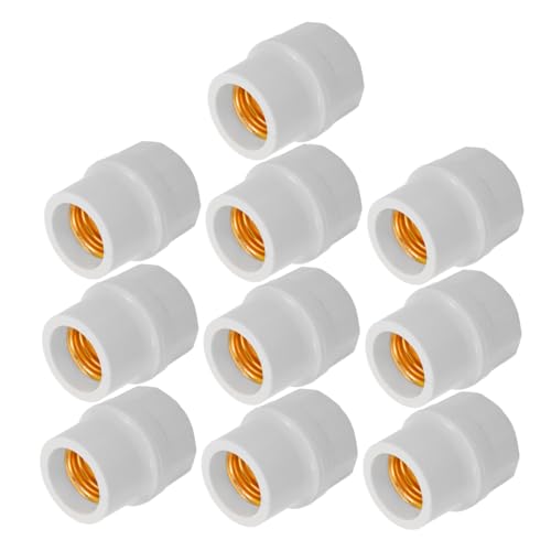 JECOMPRIS 10個螺口吊り下げ灯ソケット 加厚プラスチック製 耐熱 耐衝撃性 高