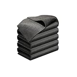Thickened Magic Cleaning Cloth, 2026 Upgrade Reuseable Streak Free Microfiber Cloth Magic Fiber Microfiber Cleaning Cloth, Multipurpose Miracle Rags for Kitchen, Window, Glass, Cars (5Pcs, 16x12 in)