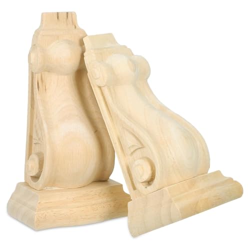 Ménsulas talladas de madera para decorar chimeneas y crear dormitorios acogedores