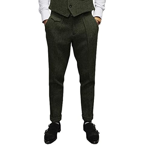 Pantalon rétro AeoTeokey en laine Cover