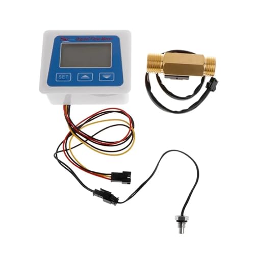 Medidor de flujo digital G1/2 con pantalla LCD para control de diésel y gasolina 4