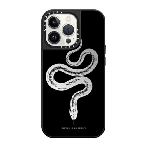Coque miroir iPhone 13 Pro CASETiFY BLVCK Serpent noire - 7