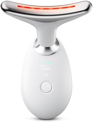 Face Neck Tool for Skin Care, Electric Neck Face Lifting Device for Wrinkle Removal (White)