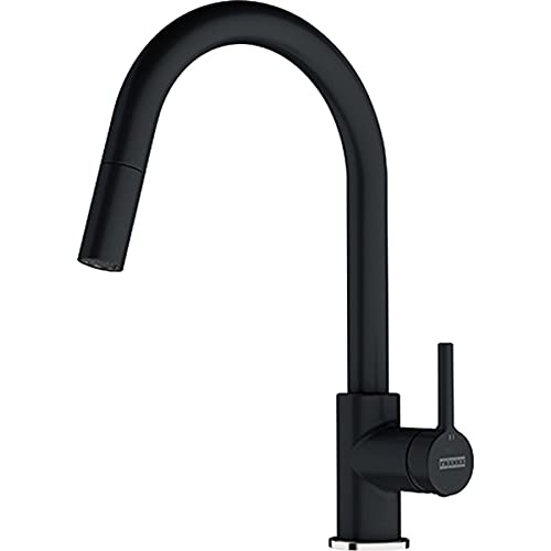 FRANKE 115.0626.055 Lina Pull-Out Robinet de Cuisine, Onyx, Small