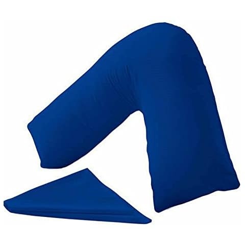 Indigo Soul Royal Blue V Shaped Pillowcase Cover