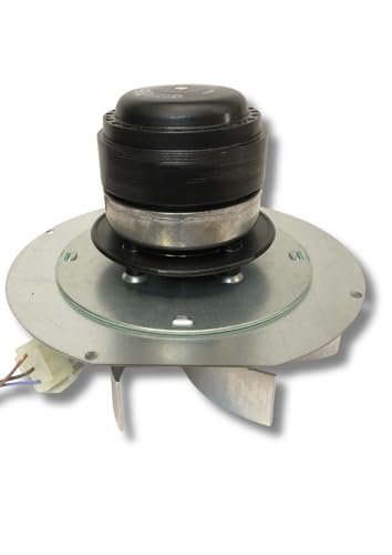 EXTRACTEUR ASPIRATEUR DE FUMÉES POUR POÊLES À GRANULÉS AVEC MOTEUR ECOFIT 2RECA3, FANDIS VFCA23 avec ventilateur de 25mm de hauteur, Puissance 23/27 Watt, Diamètre...