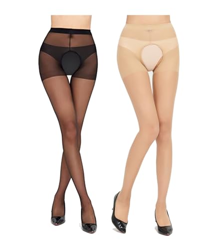 Image of High Waist Sexy Pantyhose Women's Sheer Garter Belt Stockings Suspender Tights