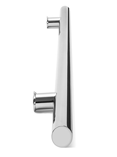 104 Modern Stainless Steel Sus304 Entrance Entry Commercial Office Store Front Timber Wood Glass Door Pull Push Handles Double-Sided (24 Inches /600X38Mm, Chrome 304 Grade) #TOP6