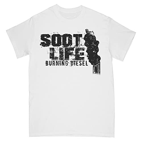 Aggressive Thread Soot Life Powerestroke Duramax Truck Driver T-Shirt Black