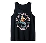 Sailor Mermaid Tattoo Vintage Guitar Music Travel Dive Bar Tank Top