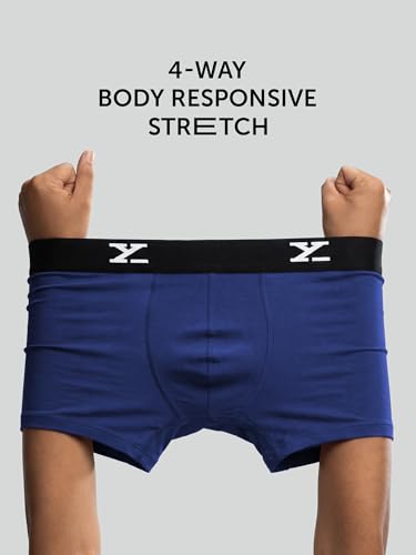 Image of XYXX Men's CloudSoft Micro Modal Trunks| Snug Fit, 4-Way Stretch & No-Marks Waistband Underwear for Man