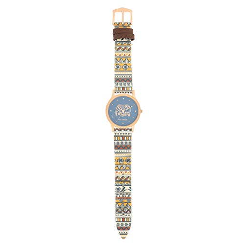 Teal by Chumbak Carnival Elephant Wrist Watch, multicolour, strap
