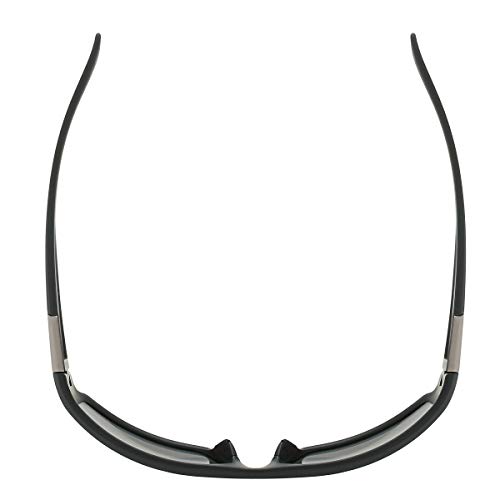 Piranha Orson Men's Sports Sunglasses with Black Frame and Smoke Gray Lens4