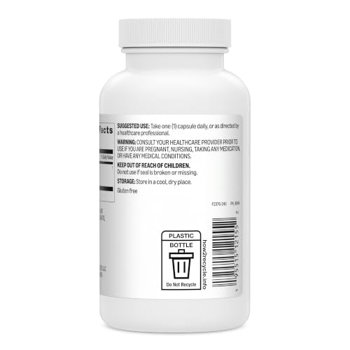 Amazon Basics Standardized Extract Ginkgo Biloba Capsules, 60 mg, 240 Count - image 6