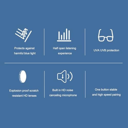 Gafas de sol Bluetooth inteligentes y auriculares inalámbricos gris plata 3