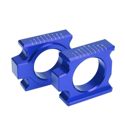 Bloques de eje de ajuste de cadena trasera CNC aluminio anodizado para CRF 3