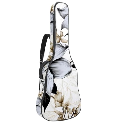Housse guitare acoustique à fleurs : finissez-en avec l'eau et les chocs