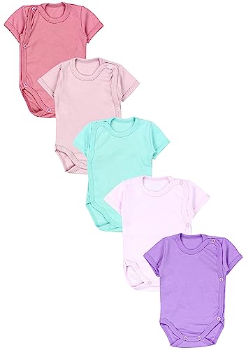 TupTam Baby Body Kurzarm 5er Pack – Wickelbody Body Baby aus...