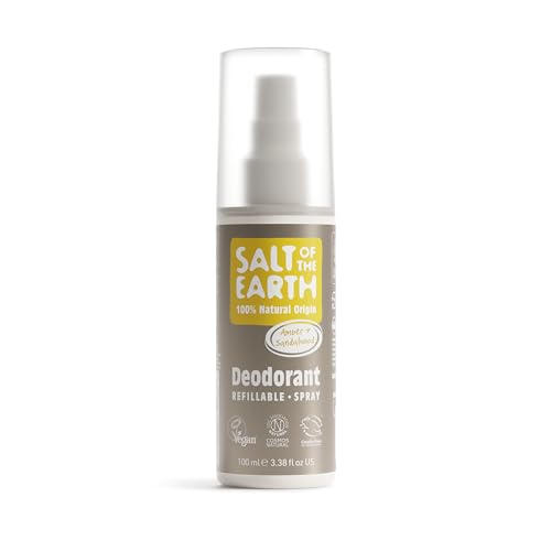 Salt Of The Earth Pure Aura Unisex Ambar Y Sandalo Deo Spray 100...
