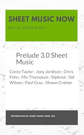 Prelude 3.0 Sheet Music (English Edition)