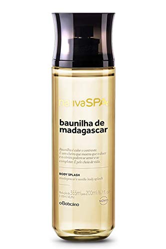 Nativa SPA Madagascar Vanilla Body Splash by O Boticario | Long Lasting Body Spray for Women | Refreshing Vanilla Scented Body Mist (6.7 fl oz)