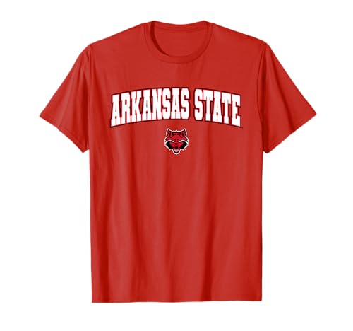 Arkansas State University Red Wolves Arch Logo T-Shirt
