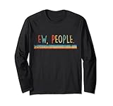 Photo Gallery divertente ew, persone gatto meowy umorismo vintage retro distressed maglia a manica Photo Gallery divertente ew, persone gatto meowy umorismo vintage retro distressed maglia a manica