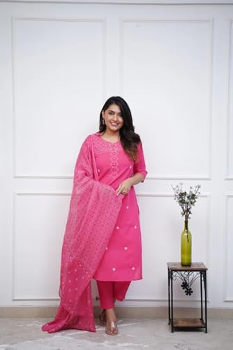 Image of FABNEX Kurta Set for Women | Women Kurti Pant Set (K-148-150)
