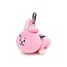 BT21 Official Merchandise by Line Friends - COOKY Character Plush Keychain Handbag Accessory for Women, Pink