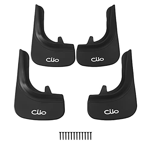 Apline Pour Renault Clio II III IV V Bavettes garde-boue pour l'avant et l'arrière 4 pièces Cover