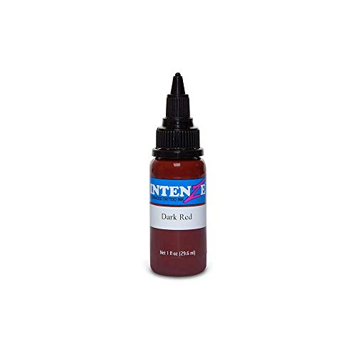 Intenze Tattoo Ink - Dark Red - 1/2oz Bottle