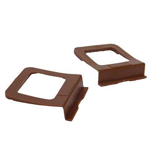 Tirador plegable para ventana o puerta como pieza de repuesto o accesorio para protección contra insectos, ventanas o puertas (mango de refuerzo, marrón) Cover