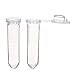 ULAB Scientific Autoclavable Microcentrifuge Tubes 2ml with Hinged Lid, Falcon Tube, Frosted Writing Area, Polypropylene Graduated, Pack of 500, UCT1004