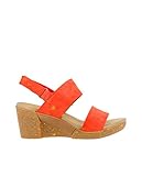 Futter Leder art Sandal with Wedge for Woman Model Rotterdam 1671