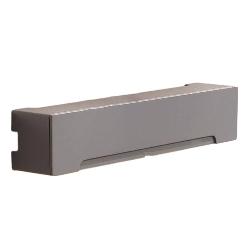 XPLKQXE Large Wireless Router Storage Box, Wall Mount WiFi Router Racks, Wooden Cable Management Hider Box For Desktop Office Home(Gray,60x20x20cm)