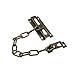 MY MIRONEY Door Chain Lock Brass Long Chain Security Door Lock Chain for Inside Door and Extra Front Door Lock, Antique Bronze, 3.35