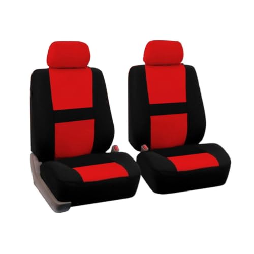 Fundas de asiento para coche elásticas: juego de 2 cubiertas de tela completas para el interior