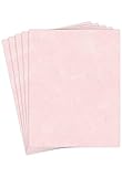 Ice Pink Stationery Parchment Recycled Paper | 65Lb Cover Cardstock | 8.5” x 11” Inches | 50 Sheets Per Pack