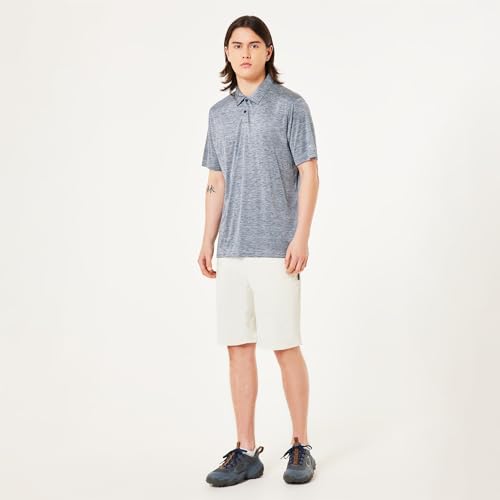 Oakley Mens Aero Hydrolix Polo Shirt, Abyss/Cement Heather, XX-Large by Oakley - Used condition - Image 6