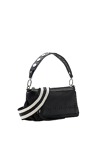 Desigual, BOLS_HALF LOGO URUS Femmes, Noir, Taille unique