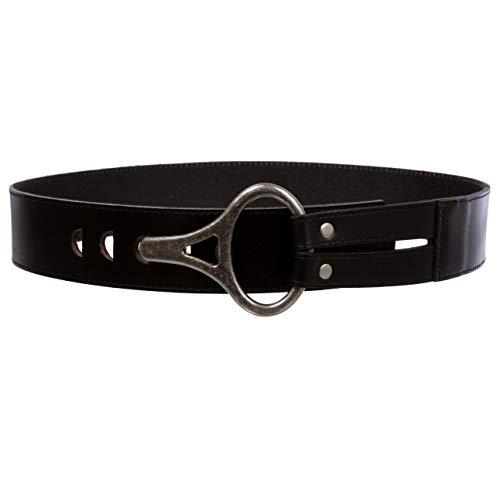 Womens High Waist Genuine Leather Belt With Hook Closure4