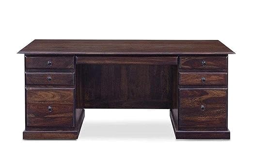 Image of Wooden Study Table with Chair for Students Study Desk Table Office Table for Work from Home Writing Office Desk Computer Desk (13)