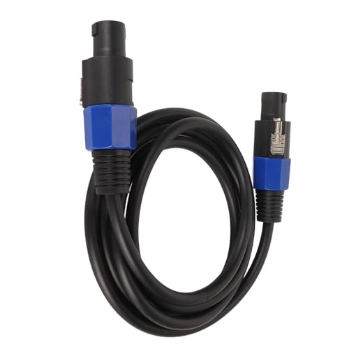 Professional Speakon to Speaker Cable, Speaker Connection Cable Male Male Plug and Play Speaker Cord Lock Stage Speaker Power Amplifier (10FT)