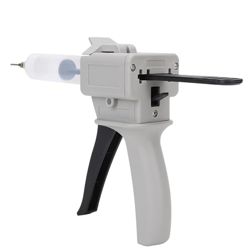 Sunicon 30ml Dispenser Glue Gun, Plastic Manual Dispenser Single Tube Handle Tool for Pressing Squeezing