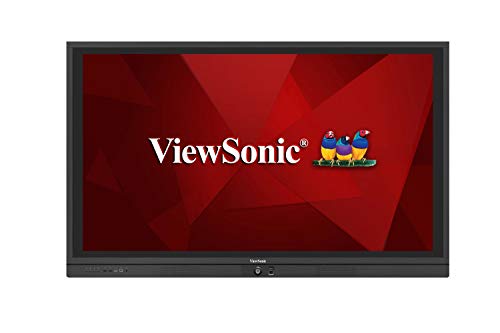 Image of ViewSonic IFP7560 75 inch 4K UHD ViewBoard Interactive Flat Panel with InGlass Touch, HDMI, DisplayPort, USB, RJ45