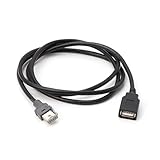 Câbles USB ZHROKNM 1 pièces adaptateur d\'interface de câble USB d\'unité centrale de médias de voiture pour