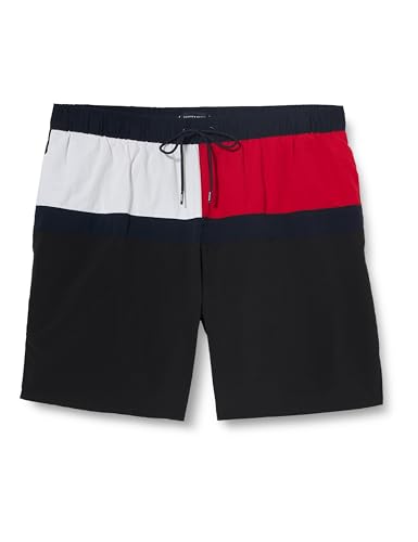 TOMMY HILFIGER Men’s Long Drawstring Swim Shorts