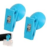 Strong Grip: The suction cup clips feature a powerful suction cup that firmly adheres to the car window, keeping your belongings safe. This design ensures a secure attachment